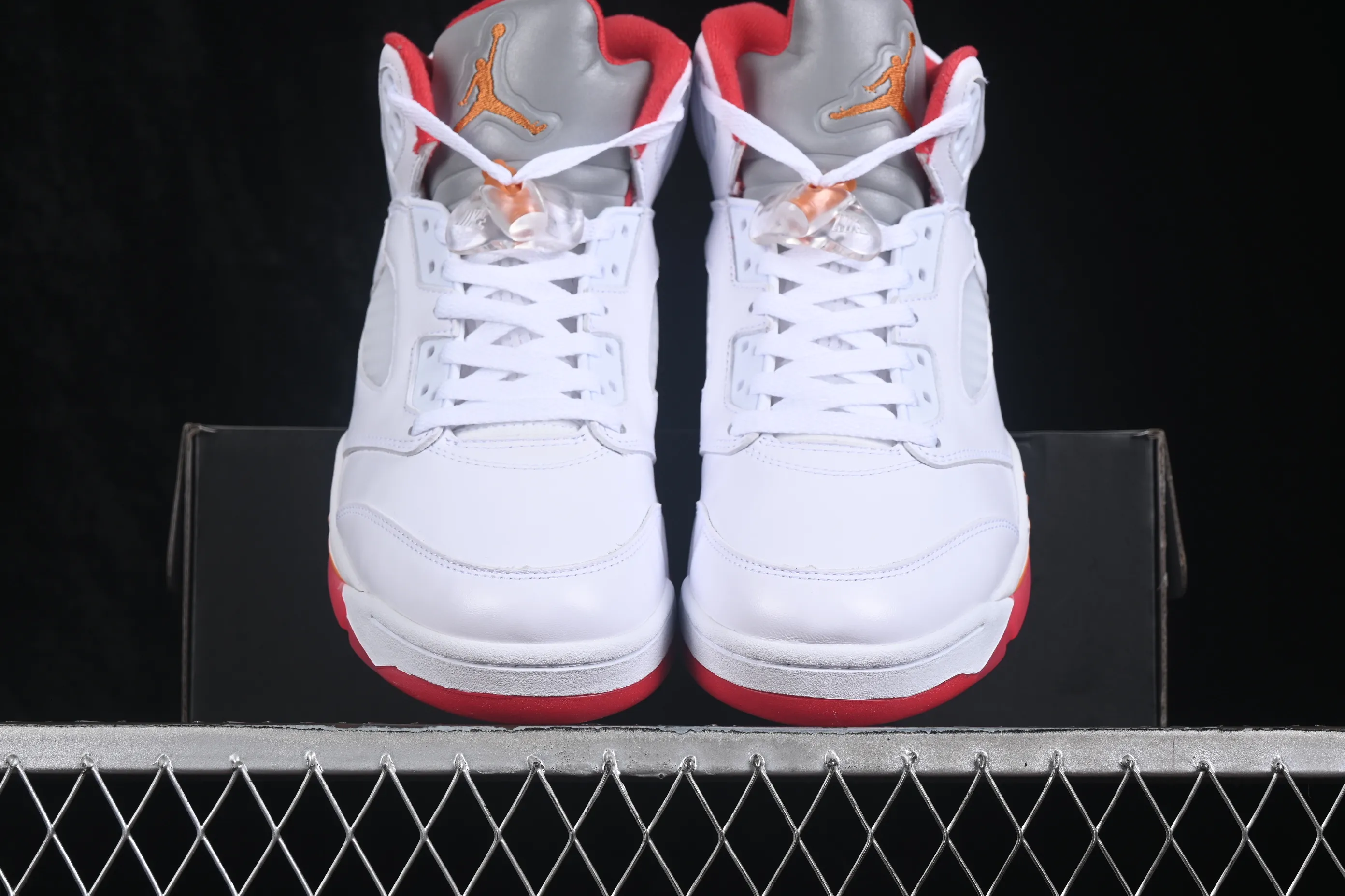 All categories Air Jordan Jordan series basketball shoes Air Jordan 5 Air Jordan 5 Retro "Sunset" AJ5 Joe 5 white orange red IV5678-102